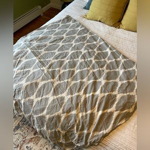 West Elm, king Size, duvet cover